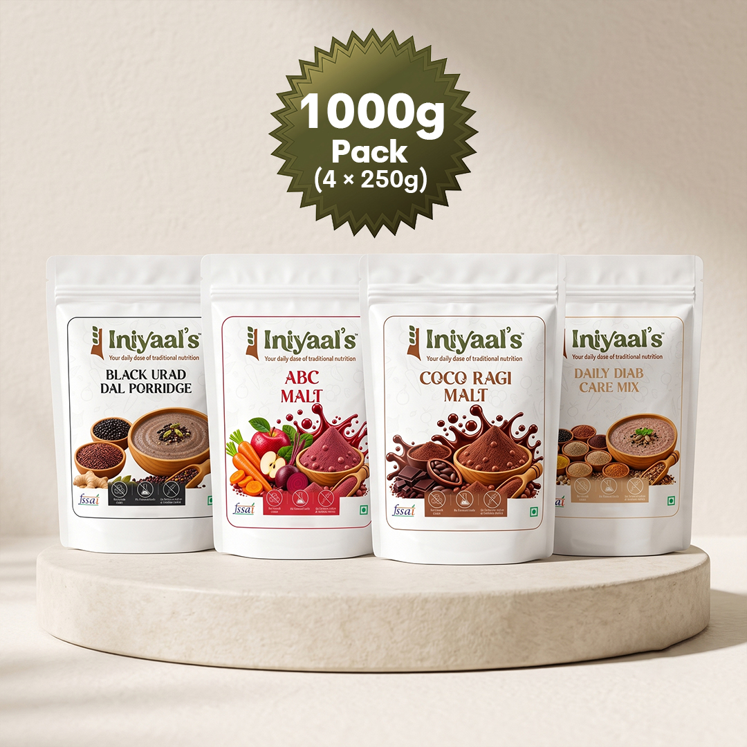 Ultimate 4-Pack Family Box (250g x 4) (ABC Malt + Ragi Choco + Black Urad Dal + Diab Care)